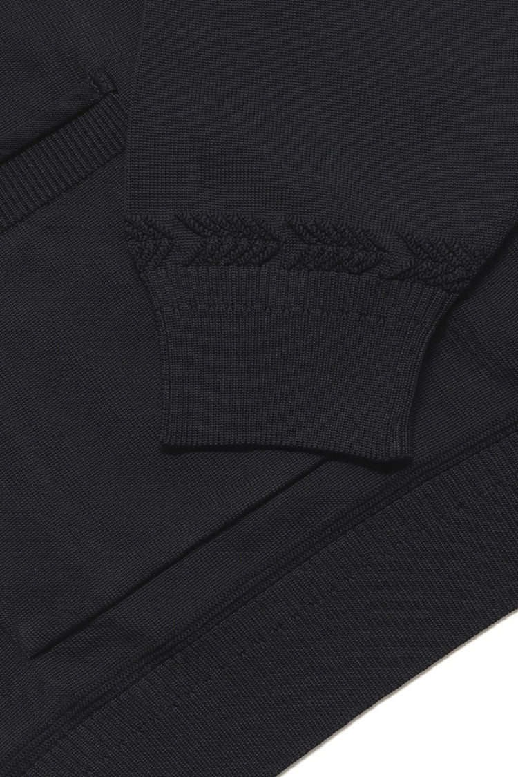 YASHIKI    Akiyo Zip Cardigan（秋夜）YSK-26AW-KN04 BLACK