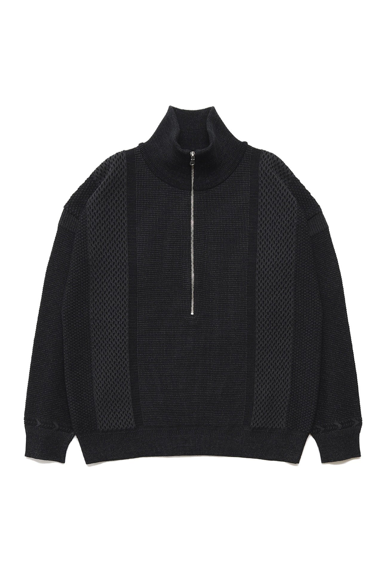 YASHIKI Karita Half Zip Knit （苅田）YSK-26AW-KN06 BLACK – CASDAY