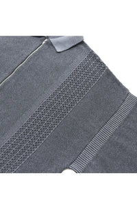 YASHIKI   Kanto ZIp Polo（款冬）YSK-26SS-KN06 BLUE