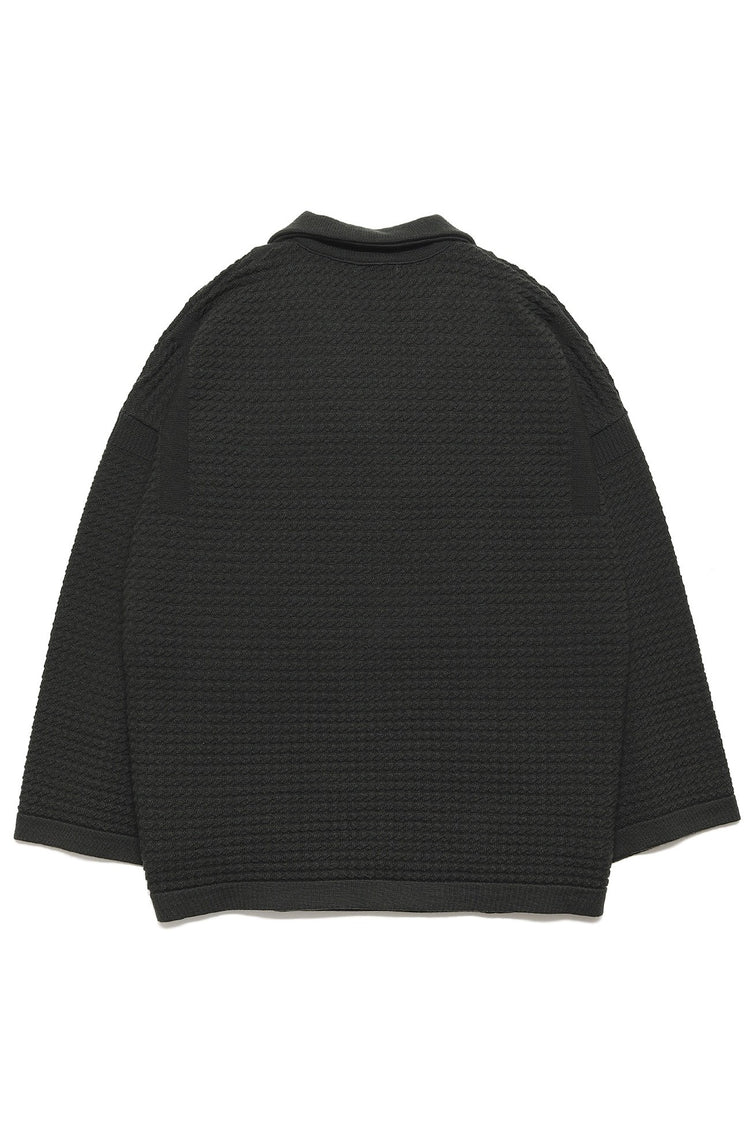 YASHIKI    Akiugumo Knit Jacket（秋雲）YSK-26AW-KN07 BLACK