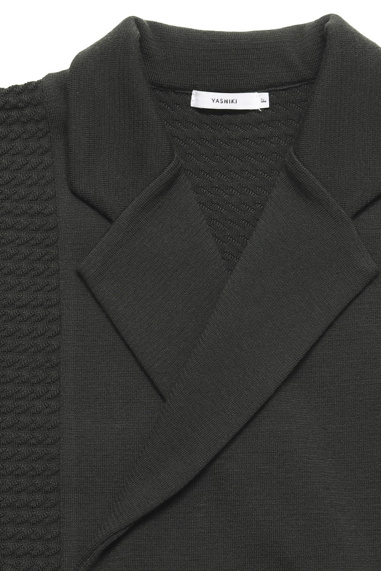 YASHIKI    Akiugumo Knit Jacket（秋雲）YSK-26AW-KN07 BLACK