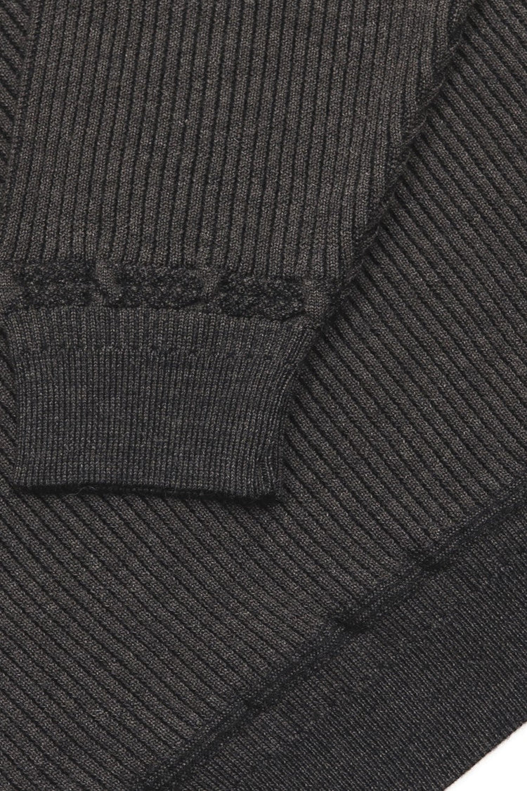 YASHIKI Setsuen Skipper Knit (Snow Smoke) BROWN