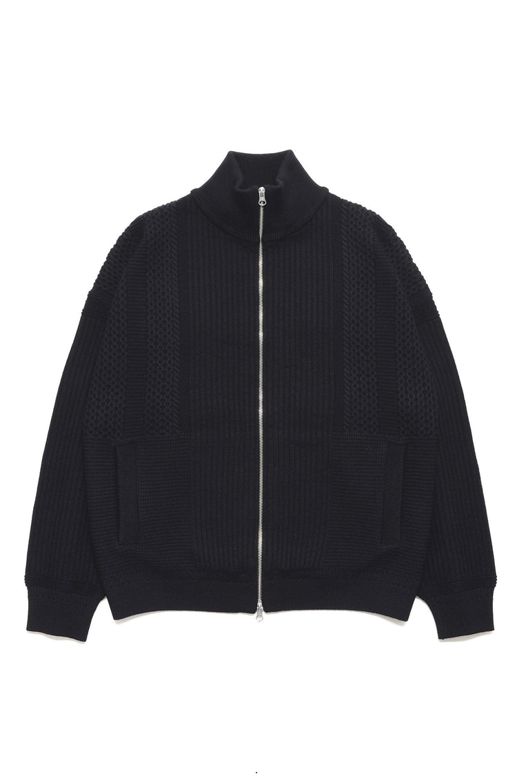 YASHIKI    Akiiro Drivers Knit （秋色）YSK-26AW-KN09 BLACK
