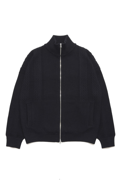 YASHIKI Akiiro Drivers Knit (Autumn Color) YSK-26AW-KN09 BLACK