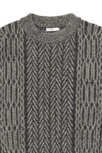 YASHIKI  Sekkei mohair Knit（雪景） BEIGE YSK-25AW-KN11