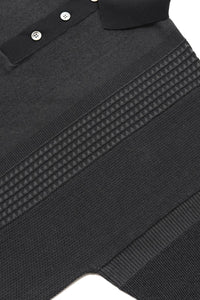YASHIKI    Aotsuyu Knit Polo（青梅雨）YSK-26SS-KN11 BLACK