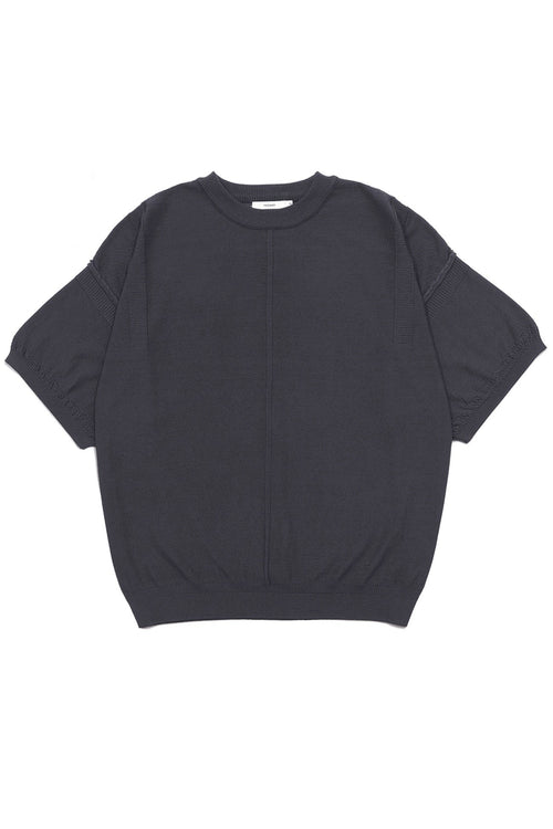 YASHIKI    Mebuki S/S Knit （芽吹き）YSK-26SS-KN12 CHARCOAL