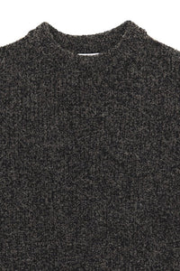 YASHIKI  Shusetsu boucle Knit（終雪） BROWN YSK-25AW-KN12