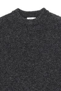 YASHIKI  Shusetsu boucle Knit（終雪） BLACK YSK-25AW-KN12