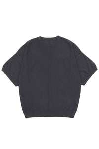 YASHIKI    Mebuki S/S Knit （芽吹き）YSK-26SS-KN12 CHARCOAL