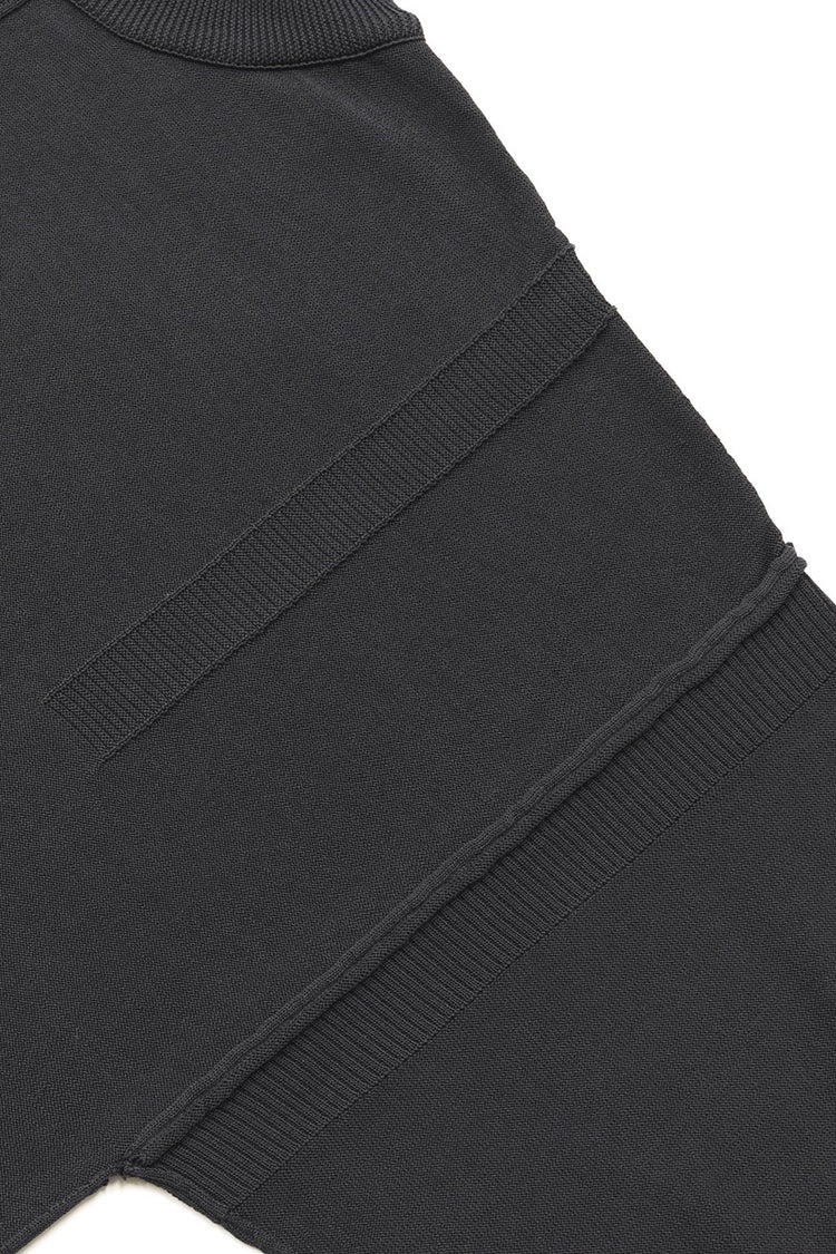 YASHIKI Mebuki S/S Knit (Sprouting) YSK-26SS-KN12 BLACK