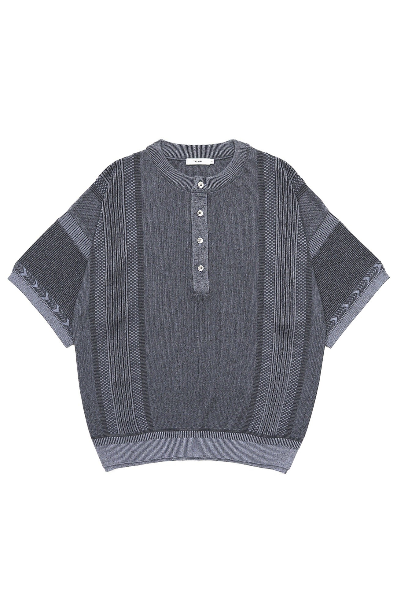 YASHIKI Kanto ZIp Polo（款冬）YSK-26SS-KN06 BLACK – CASDAY
