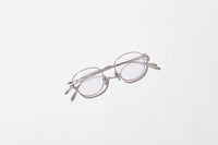 NOCHINO OPTICAL KOUGETSU #1. PLUTINUM SILVER × CLEAR TO D.GREY (Photochromic Model)