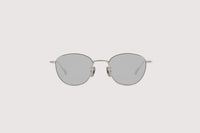 NOCHINO OPTICAL KOUGETSU #1. PLUTINUM SILVER × CLEAR TO D.GREY (Photochromic Model)