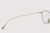 NOCHINO OPTICAL KOUGETSU #1. PLUTINUM SILVER × CLEAR TO D.GREY (Photochromic Model)