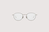 NOCHINO OPTICAL KOUGETSU #1. PLUTINUM SILVER × CLEAR TO D.GREY (Photochromic Model)