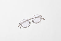 NOCHINO OPTICAL  KOUGETSU #1. PLUTINUM SILVER × CLEAR to D.GREY (調光)