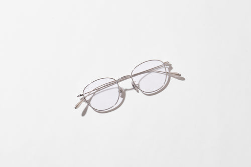 NOCHINO OPTICAL KOUGETSU #1. PLUTINUM SILVER × CLEAR to D.GREY (dimming)