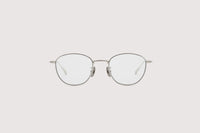 NOCHINO OPTICAL  KOUGETSU #1. PLUTINUM SILVER × CLEAR to D.GREY (調光)