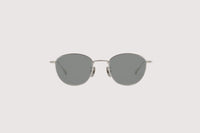 NOCHINO OPTICAL KOUGETSU #2. PLUTINUM SILVER × GREY GREEN to D.GREY (dimming)