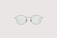 NOCHINO OPTICAL KOUGETSU #2. PLUTINUM SILVER × GREY GREEN to D.GREY (dimming)
