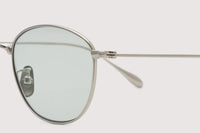 NOCHINO OPTICAL KOUGETSU #2. PLUTINUM SILVER × GREY GREEN to D.GREY (dimming)
