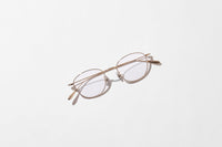 NOCHINO OPTICAL  KOUGETSU #3. CHAMPAGNE GOLD × CLEAR TO D.GREY (調光モデル)