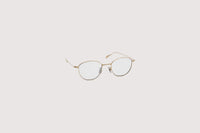 NOCHINO OPTICAL KOUGETSU #3. CHAMPAGNE GOLD × CLEAR TO D.GREY (Photochromic Model)