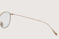 NOCHINO OPTICAL KOUGETSU #3. CHAMPAGNE GOLD × CLEAR TO D.GREY (Photochromic Model)