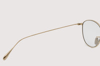 NOCHINO OPTICAL  KOUGETSU #3. CHAMPAGNE GOLD × CLEAR TO D.GREY (調光モデル)