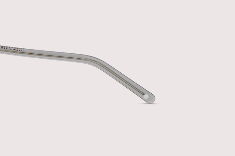 NOCHINO OPTICAL / KYOKUSUI #1. PLUTINUM SILVER FLAME × CLEAR TO GREY (調光モデル)