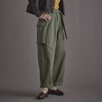 HAVERSACK / M43 Wide Cargo Pants with Matching Belt
