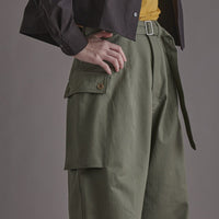 HAVERSACK / M43 Wide Cargo Pants with Matching Belt