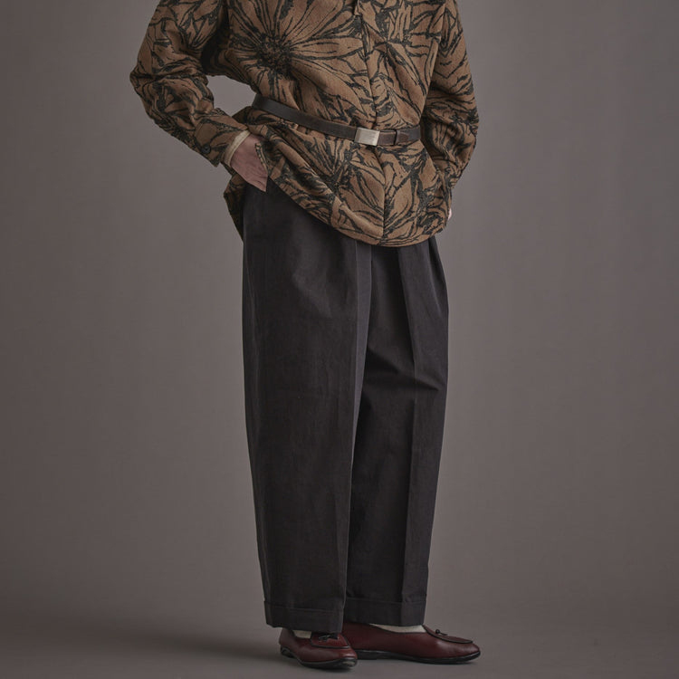 HAVERSACK / 80/2 Chambray Baggy Pants
