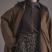 HAVERSACK / オイルクロス ラグランコート BROWN