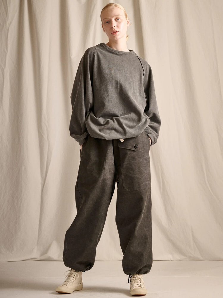 HAVERSACK   862620  ピグメントダイ コットンダック ミリタリーパンツ