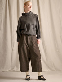 HAVERSACK  812620  ダメージ裏毛フーデットパーカー