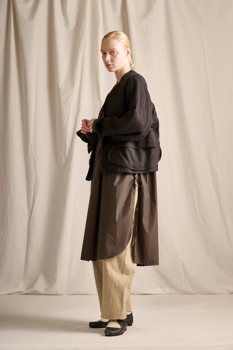 HAVERSACK   862622  高密度ツイル ワイドパンツ