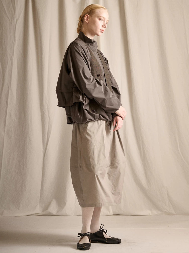 HAVERSACK  872627 (ナイロンストレッチ スタンドカラーブルゾン) CHARCOAL