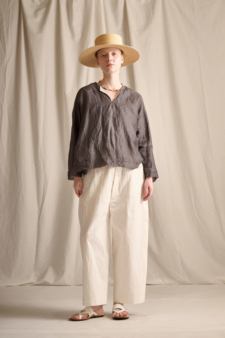 HAVERSACK   862622  高密度ツイル ワイドパンツ