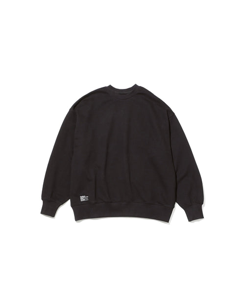 FreshService / LIGHT OZ CREW NECK SWEAT BLACK