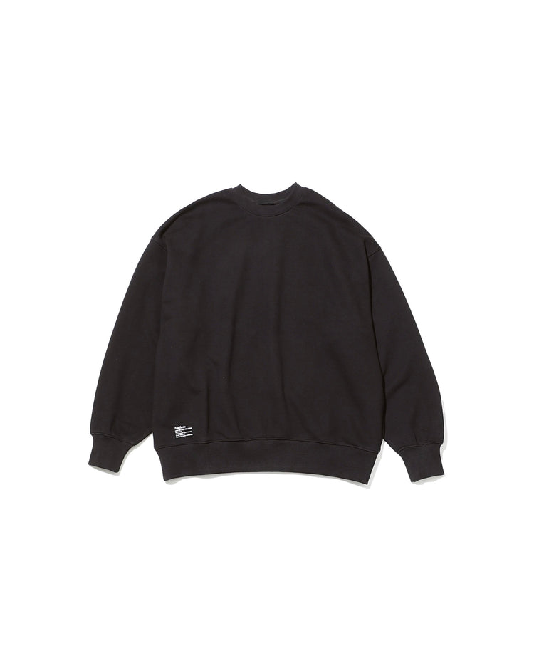 FreshService / LIGHT OZ CREW NECK SWEAT BLACK
