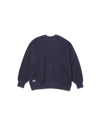 FreshService / LIGHT OZ CREW NECK SWEAT NAVY