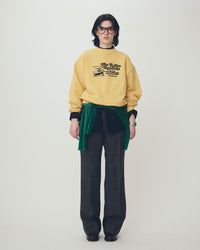 THE SHINZONE  The Puffin Records SWEATSHIRT 54 CORN YELLOW