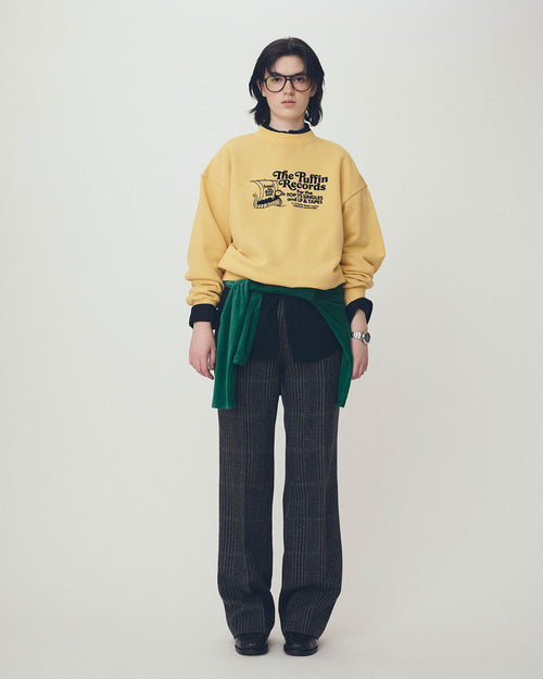 THE SHINZONE  The Puffin Records SWEATSHIRT 54 CORN YELLOW