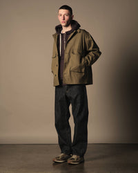 A VONTADE Naval Utility Jacket -Military Herinbone- #47 OLIVE