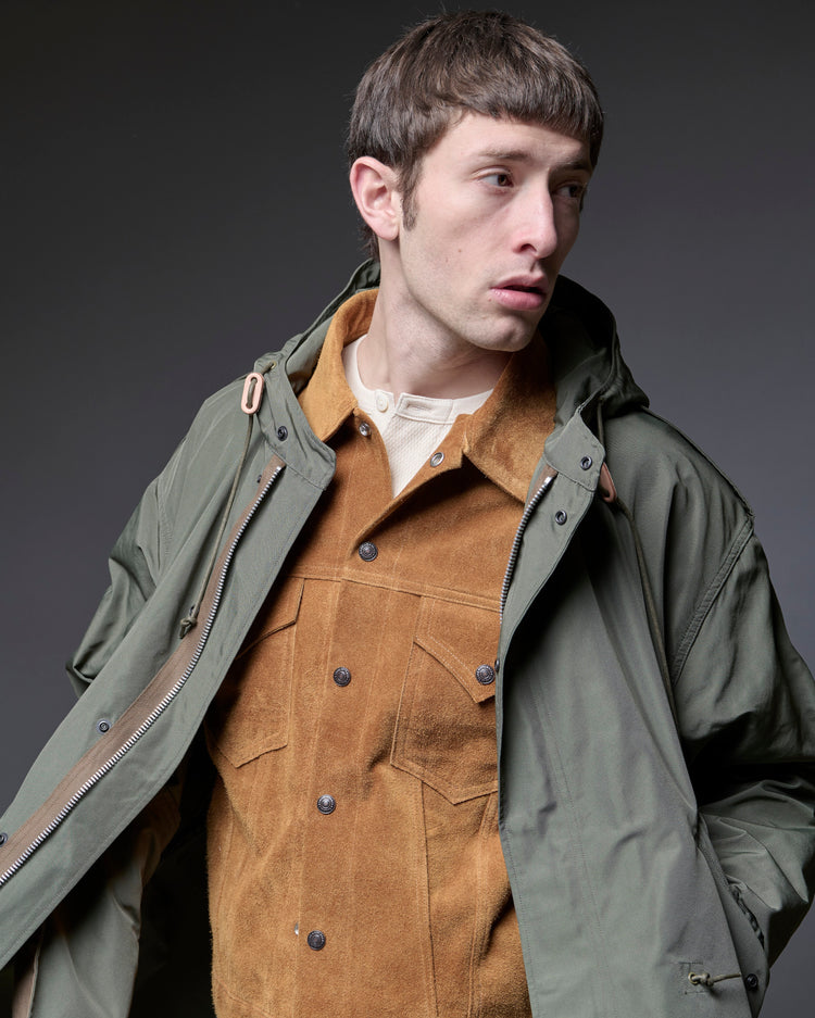 A VONTADE  Trucker Jacket - Suede -RD-0115-26AW COYOTE