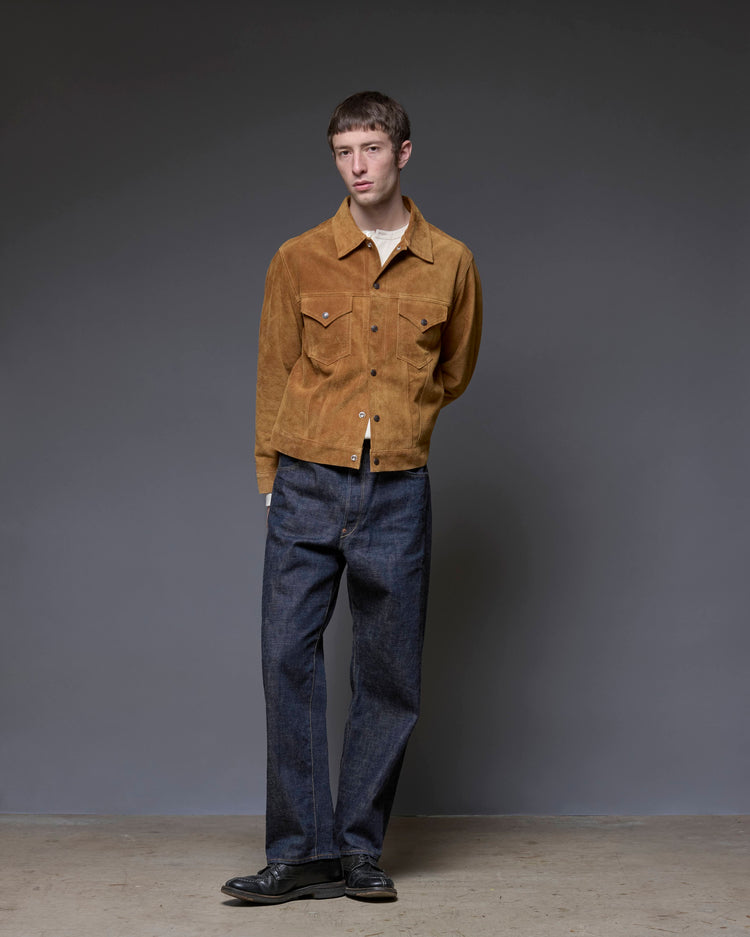 A VONTADE  Trucker Jacket - Suede -RD-0115-26AW COYOTE
