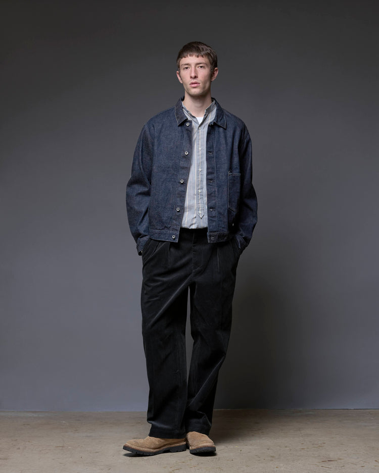 A VONTADE   Coal Mine Blouse -13.5oz Denim-VTD-0541-JK2 INDIGO