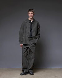A VONTADE  Stand Collar Work Jacket 11.5oz Natural Slab Denim VTD-0603-JK